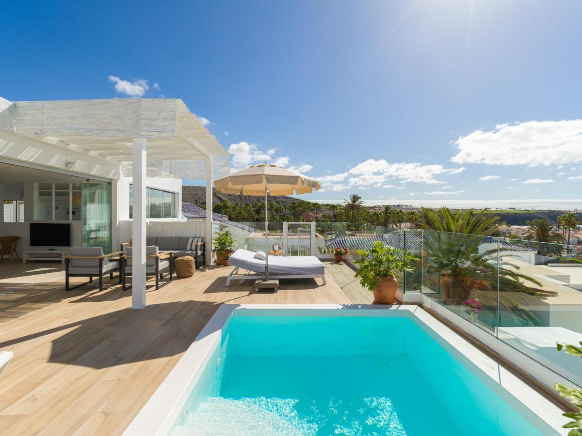 Pasitoblanco Porto Mare 7 Seaview Villa Private Heated Pool Pasito Blanco Esterno foto