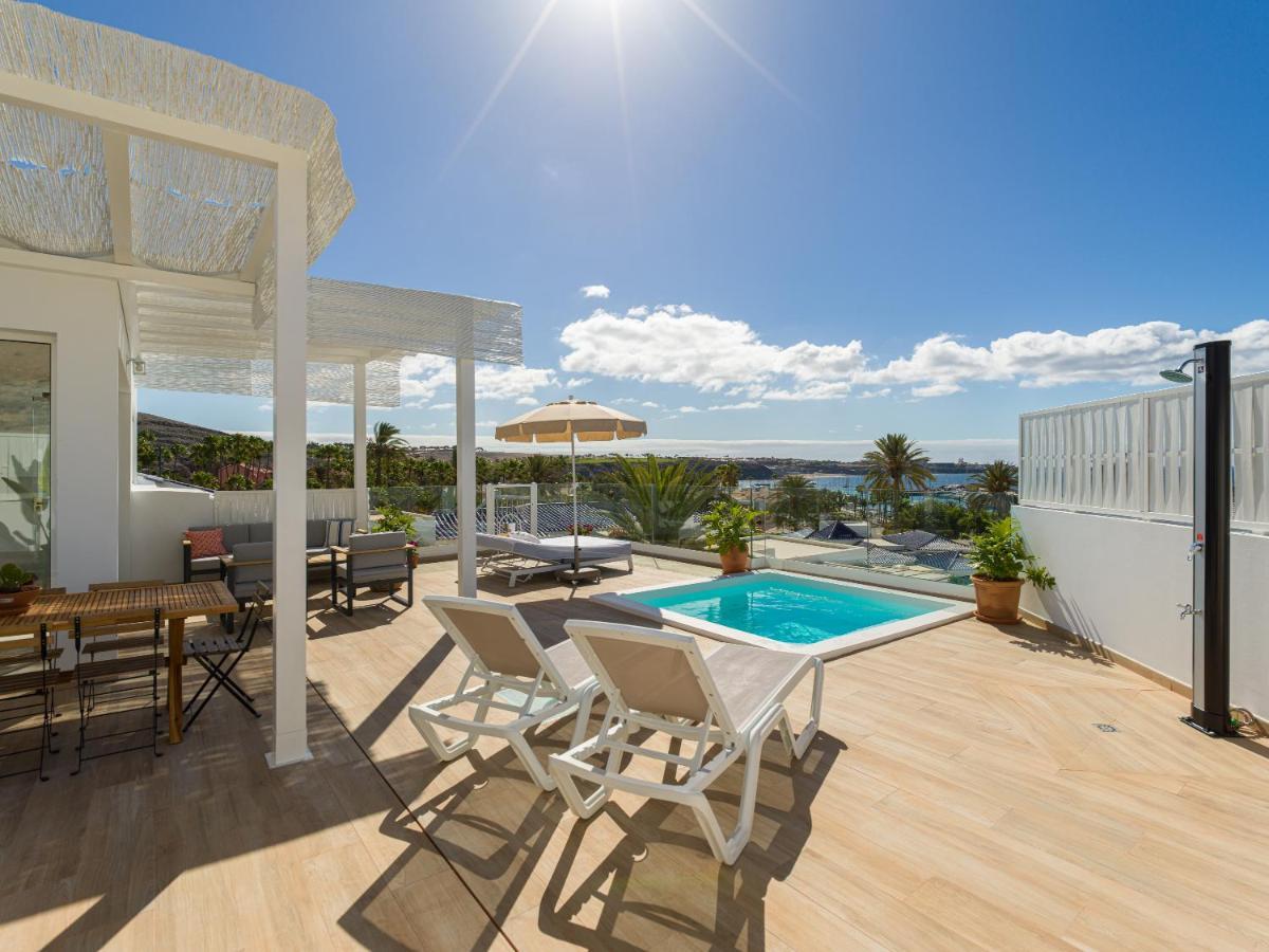 Pasitoblanco Porto Mare 7 Seaview Villa Private Heated Pool Pasito Blanco Esterno foto
