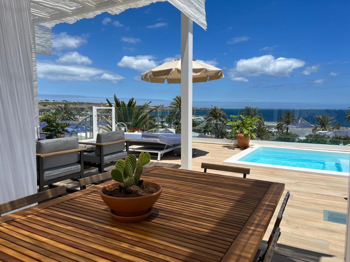 Pasitoblanco Porto Mare 7 Seaview Villa Private Heated Pool Pasito Blanco Esterno foto