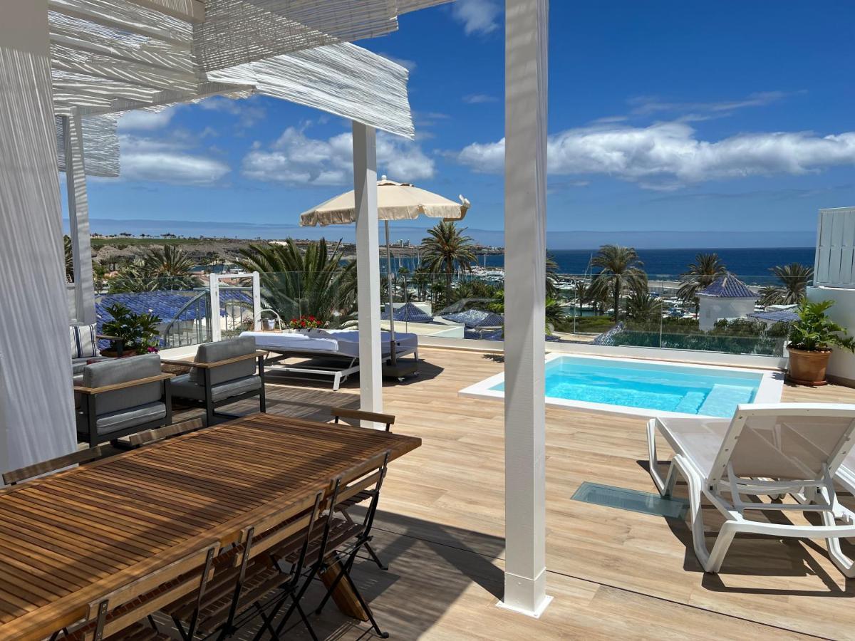 Pasitoblanco Porto Mare 7 Seaview Villa Private Heated Pool Pasito Blanco Esterno foto