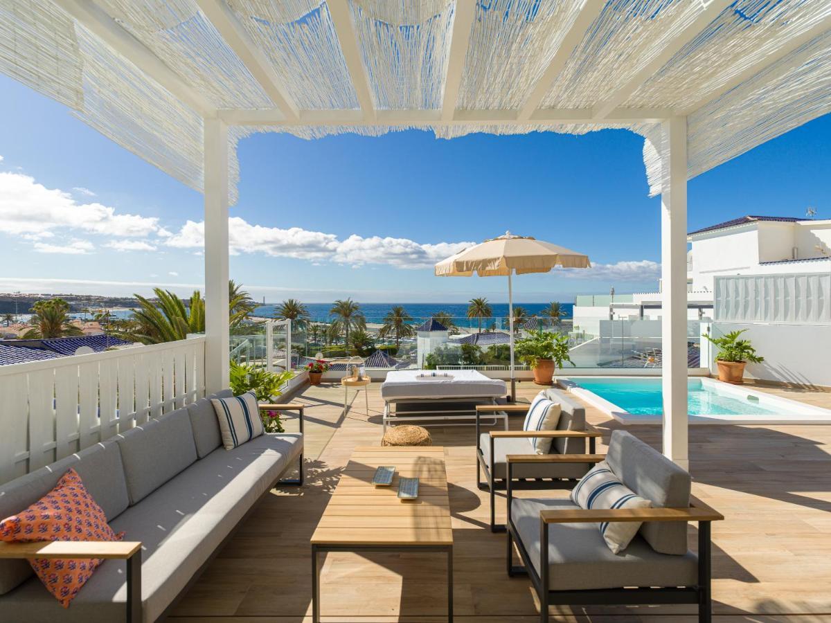Pasitoblanco Porto Mare 7 Seaview Villa Private Heated Pool Pasito Blanco Esterno foto